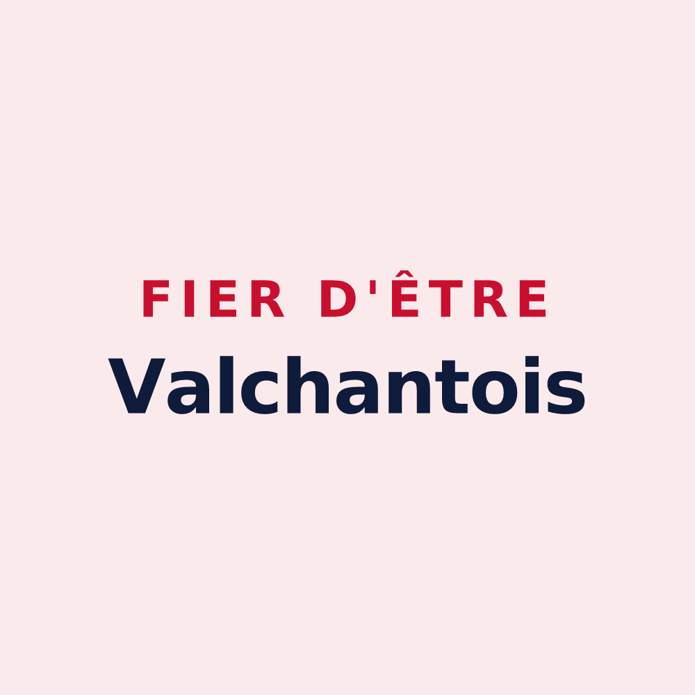 Magnet « Fier d'être Valchantois » — design pour Vaux-et-Chantegrue