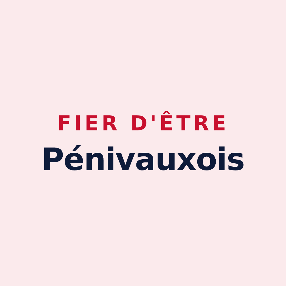 Magnet « Fier d'être Pénivauxois » — design pour Vaux-le-Pénil