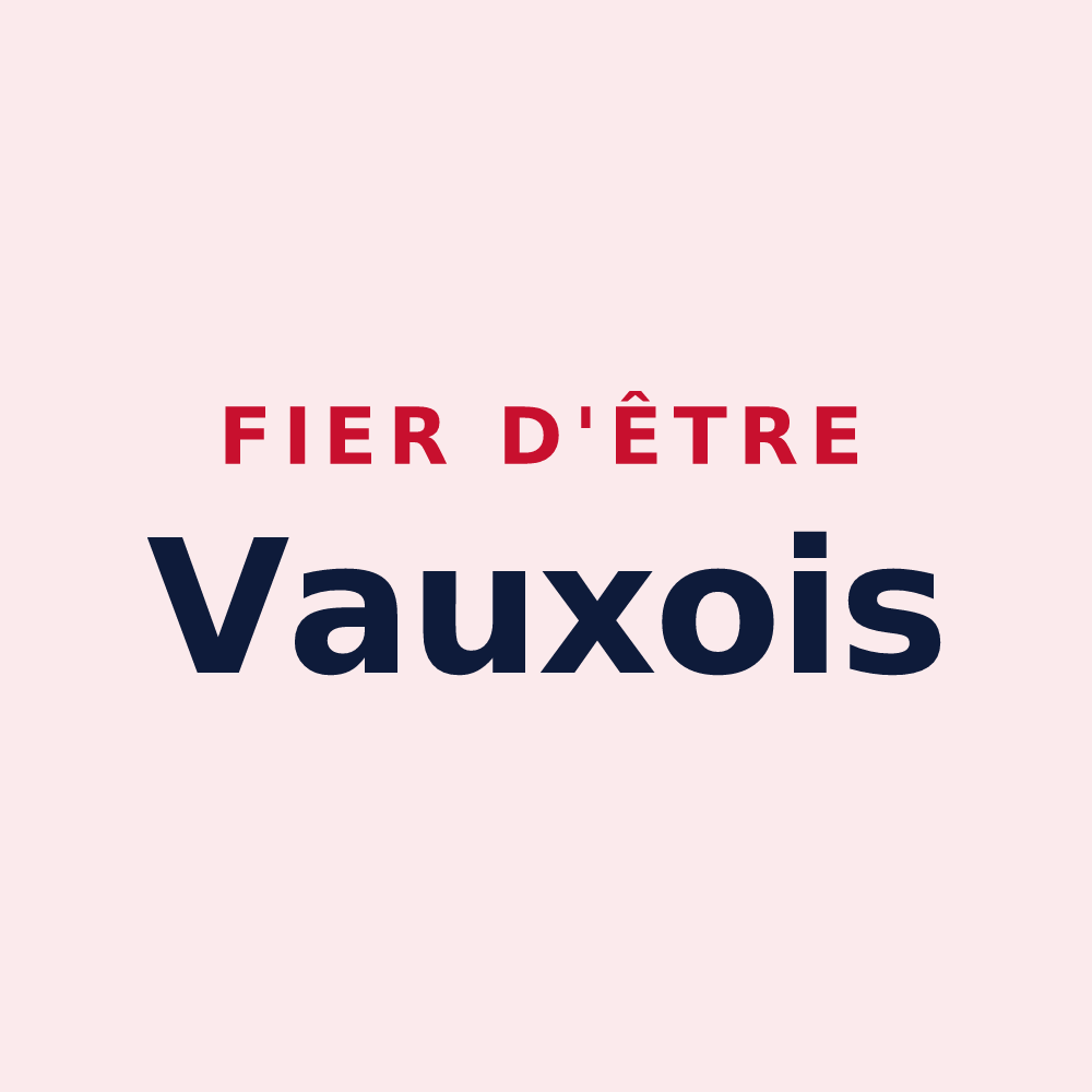 Magnet « Fier d'être Vauxois » — design pour Vaux-sur-Saint-Urbain