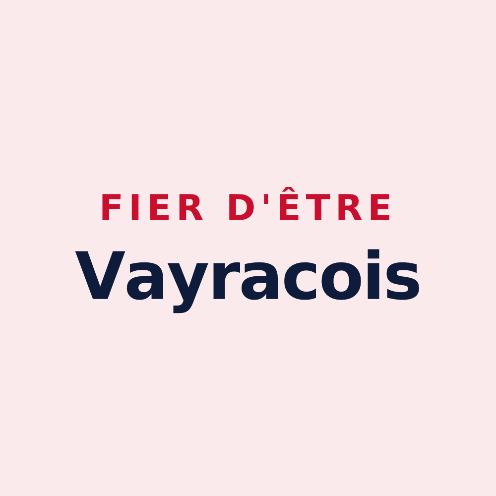 Magnet « Fier d'être Vayracois » — design pour Vayrac