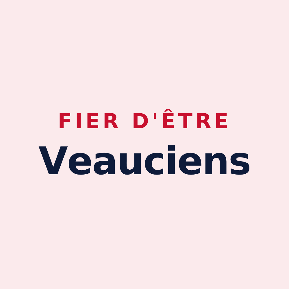 Magnet « Fier d'être Veauciens » — design pour Veauce