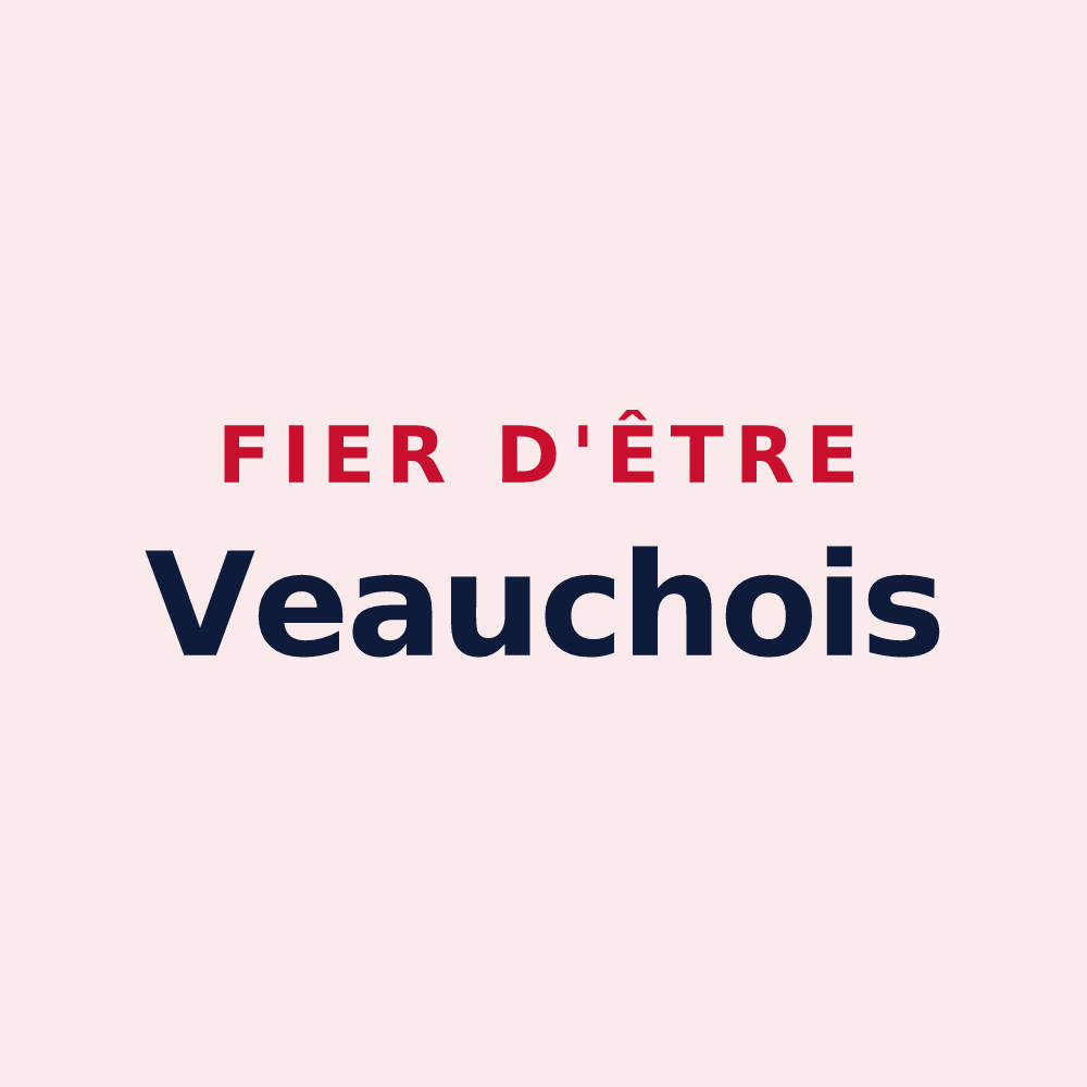 Magnet « Fier d'être Veauchois » — design pour Veauche