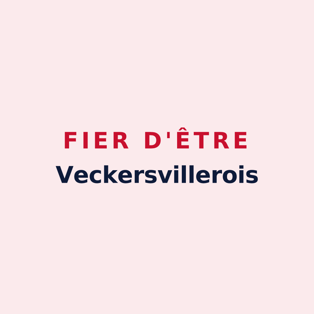 Magnet « Fier d'être Veckersvillerois » — design pour Veckersviller