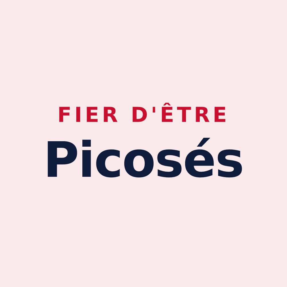 Magnet « Fier d'être Picosés » — design pour Vecoux