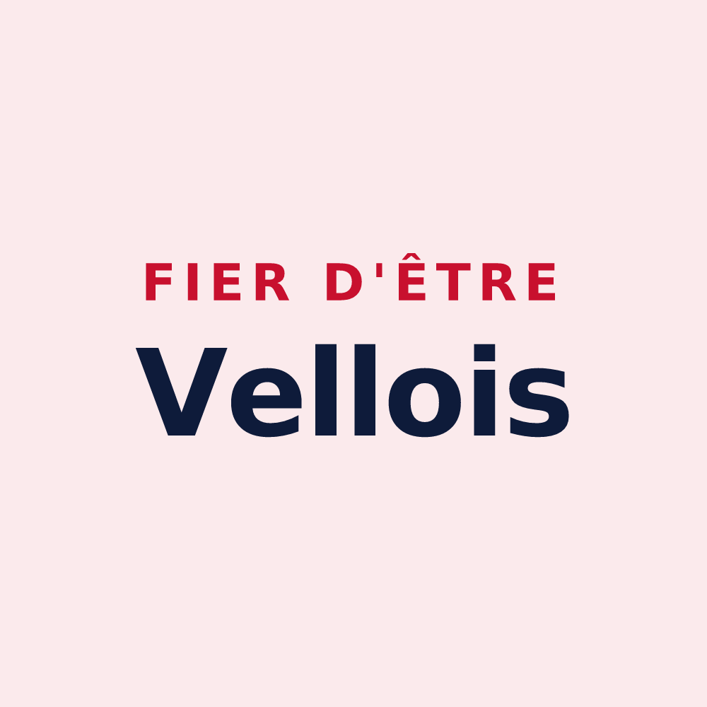 Magnet « Fier d'être Vellois » — design pour Velles