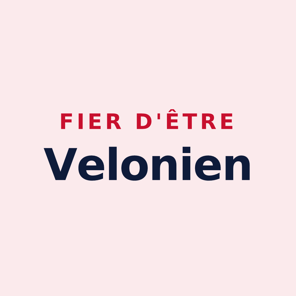 Magnet « Fier d'être Velonien » — design pour Velogny