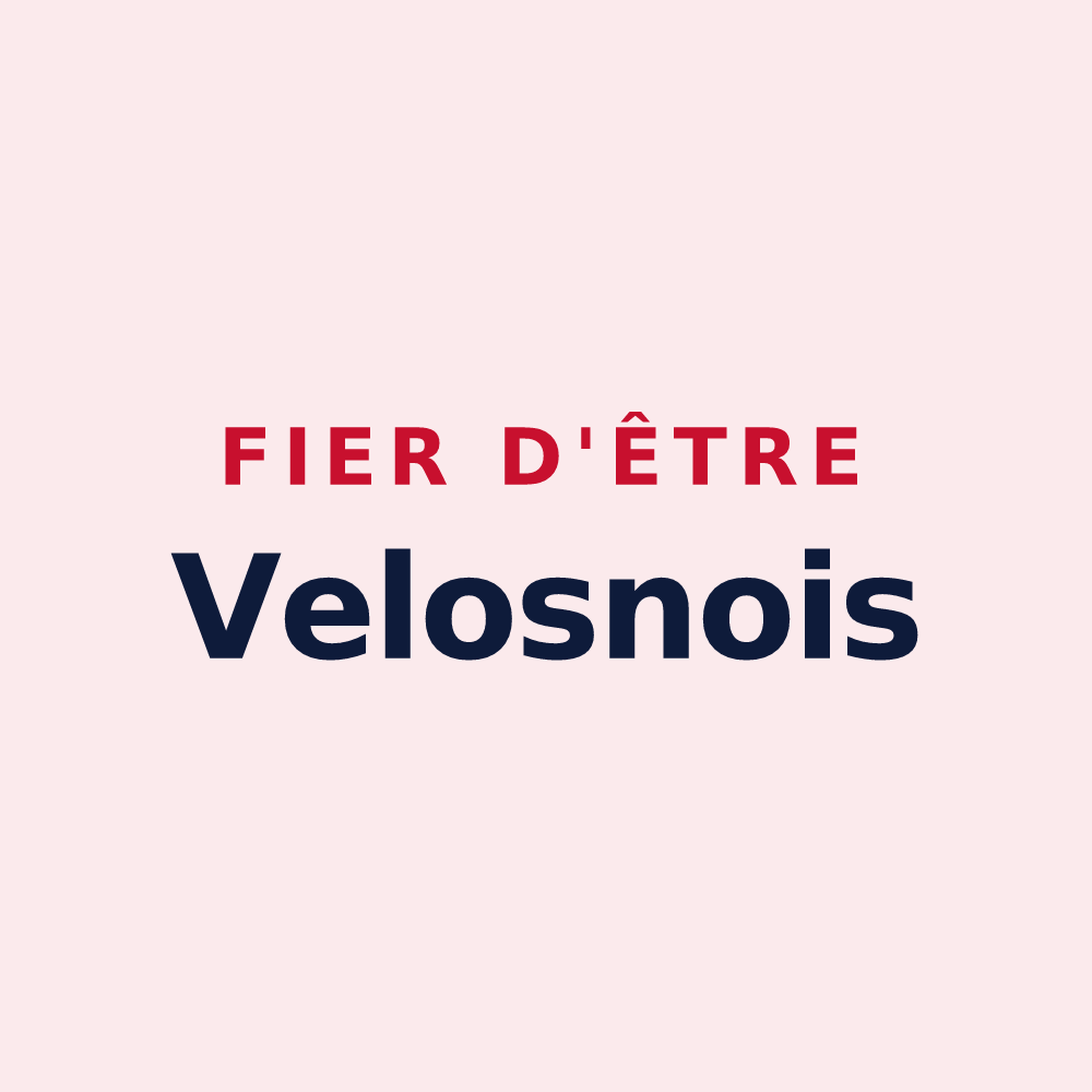 Magnet « Fier d'être Velosnois » — design pour Velosnes