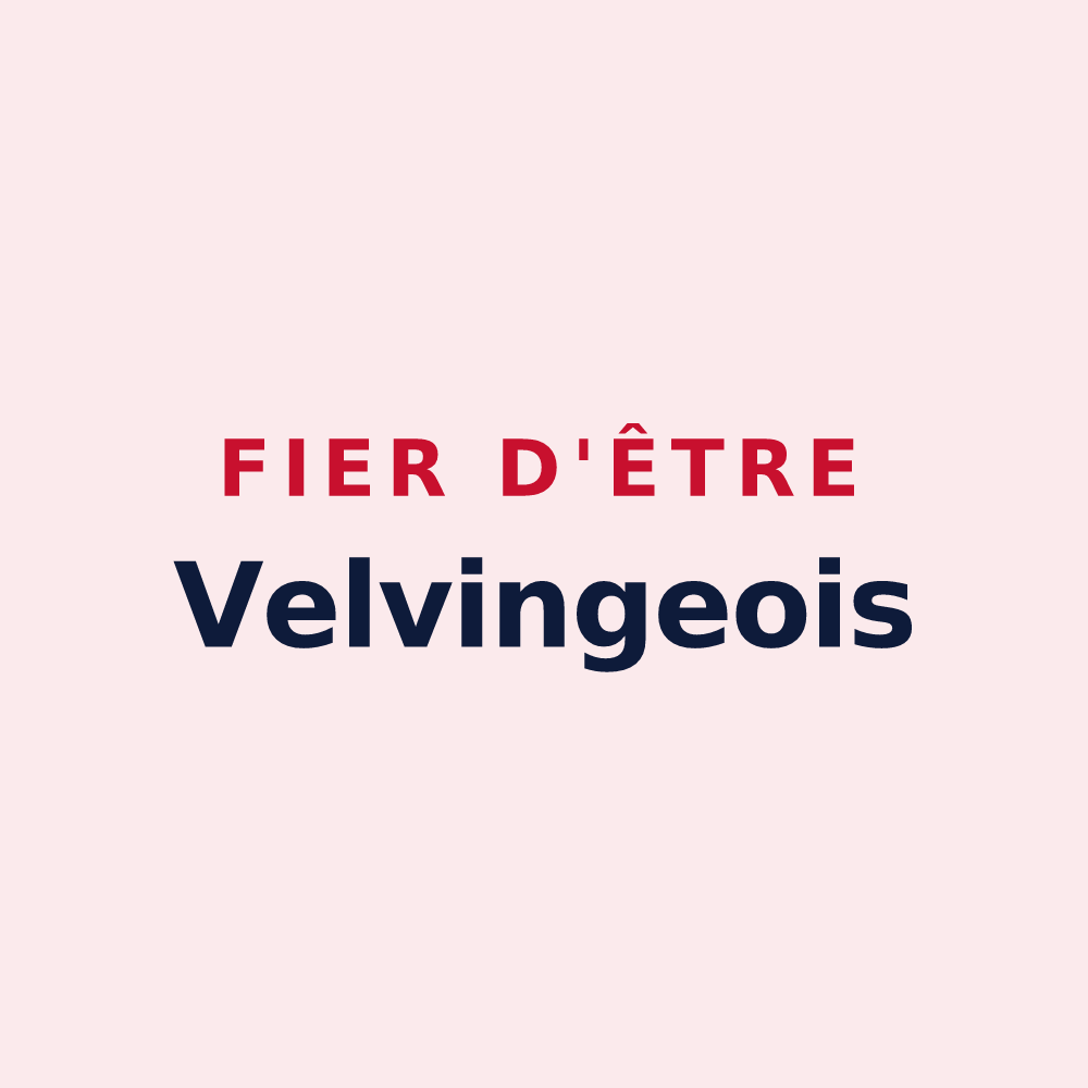 Magnet « Fier d'être Velvingeois » — design pour Velving