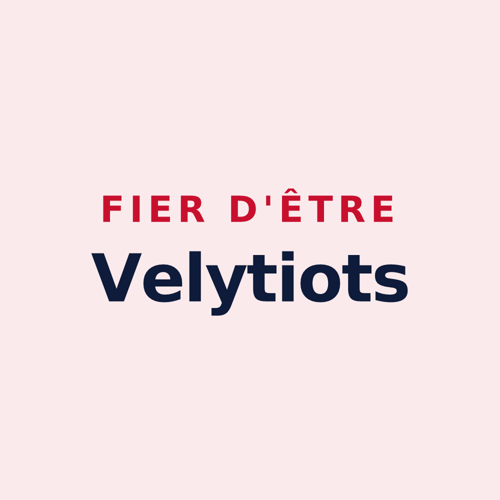 Magnet « Fier d'être Velytiots » — design pour Vélye