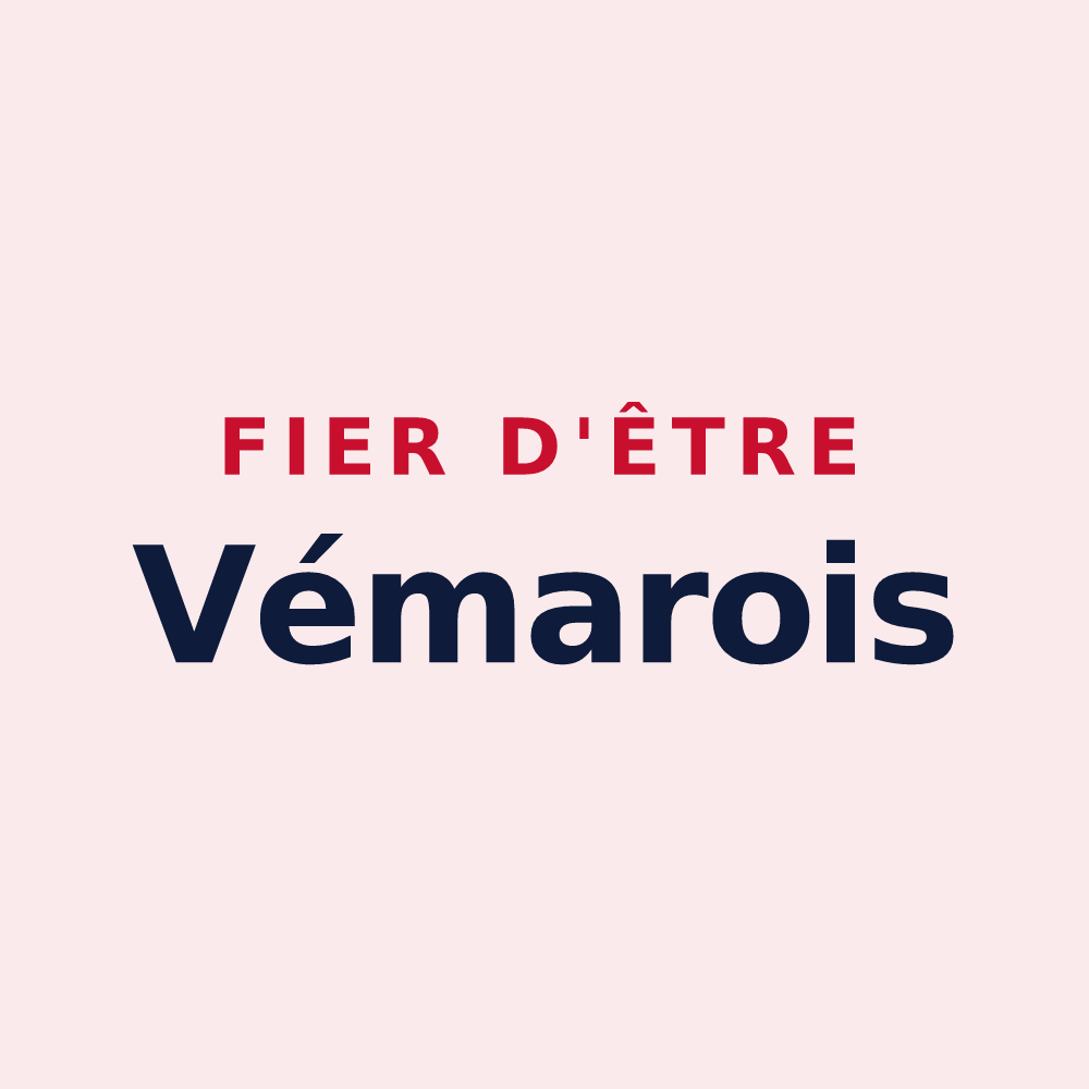 Magnet « Fier d'être Vémarois » — design pour Vémars