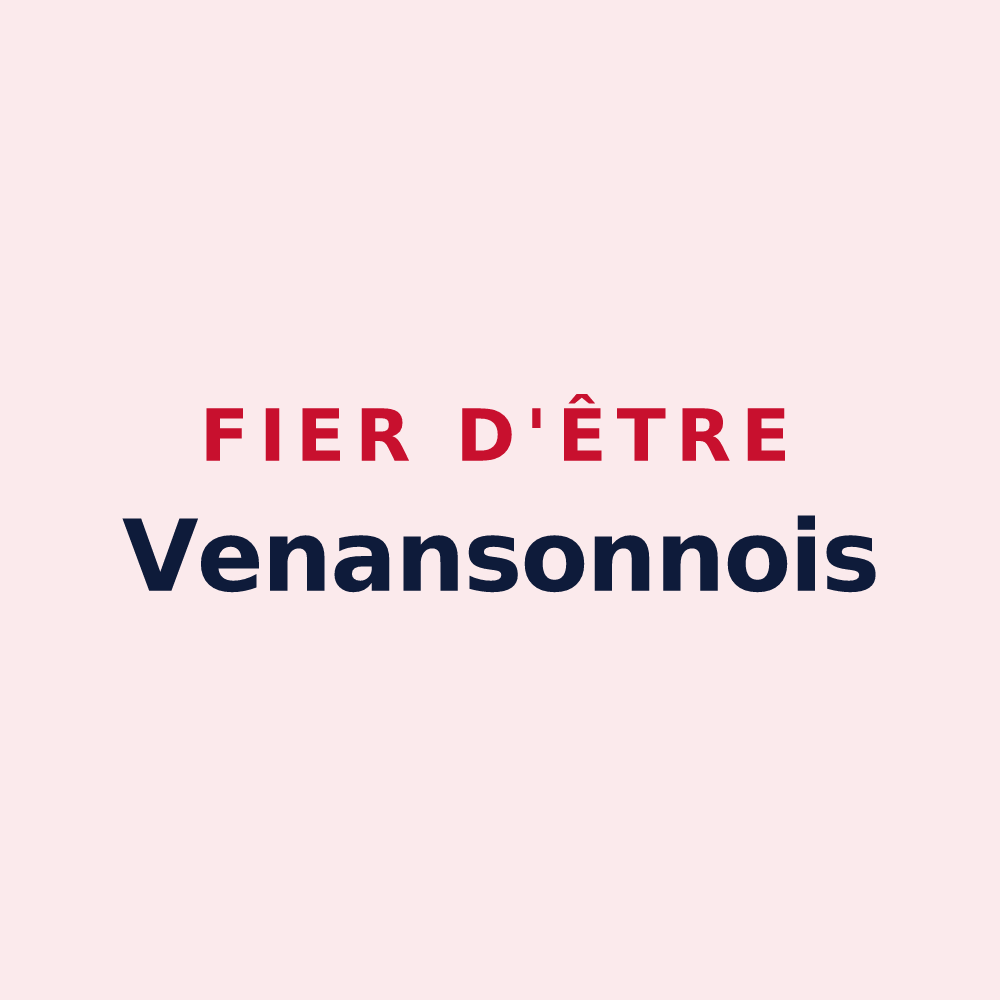 Magnet « Fier d'être Venansonnois » — design pour Venanson