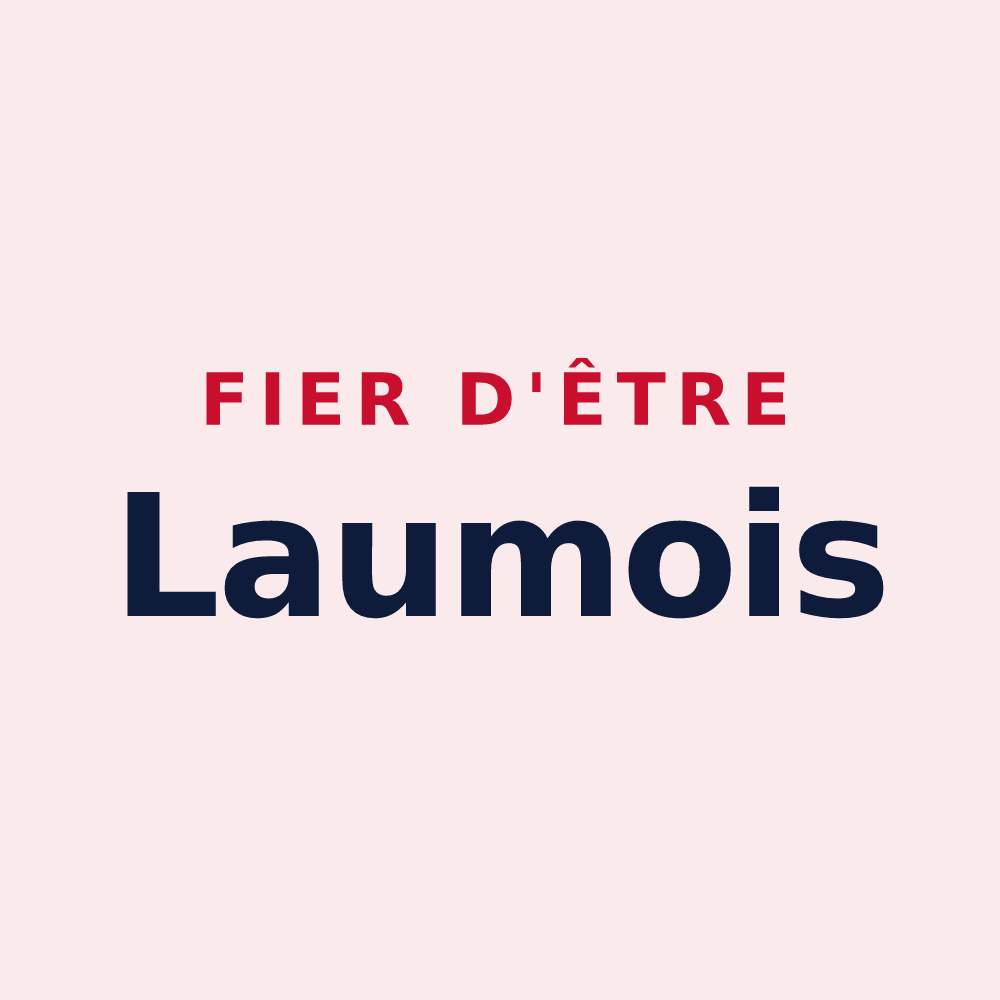 Magnet « Fier d'être Laumois » — design pour Venarey-les-Laumes