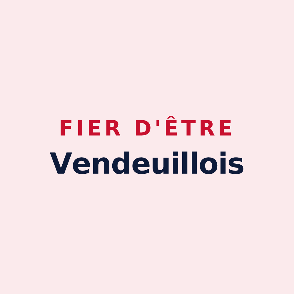 Magnet « Fier d'être Vendeuillois » — design pour Vendeuil