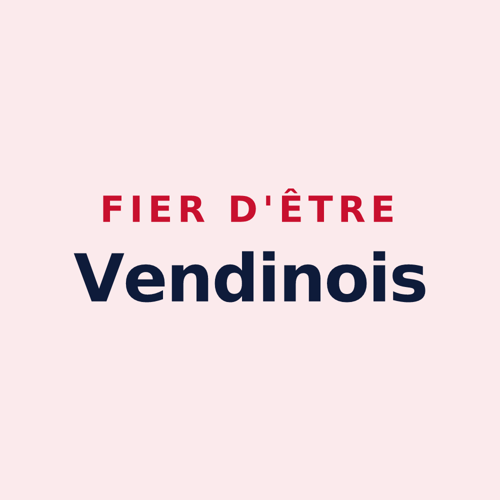 Magnet « Fier d'être Vendinois » — design pour Vendin-le-Vieil