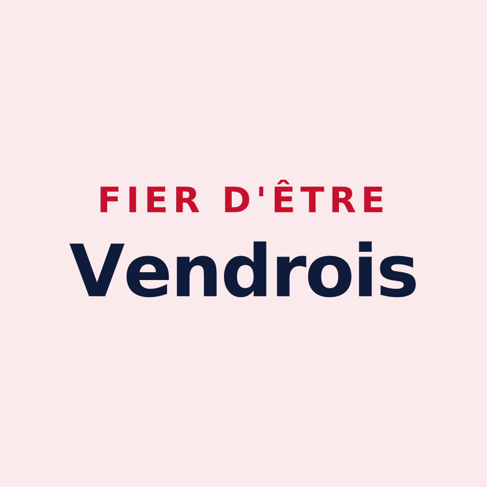 Magnet « Fier d'être Vendrois » — design pour Vendres