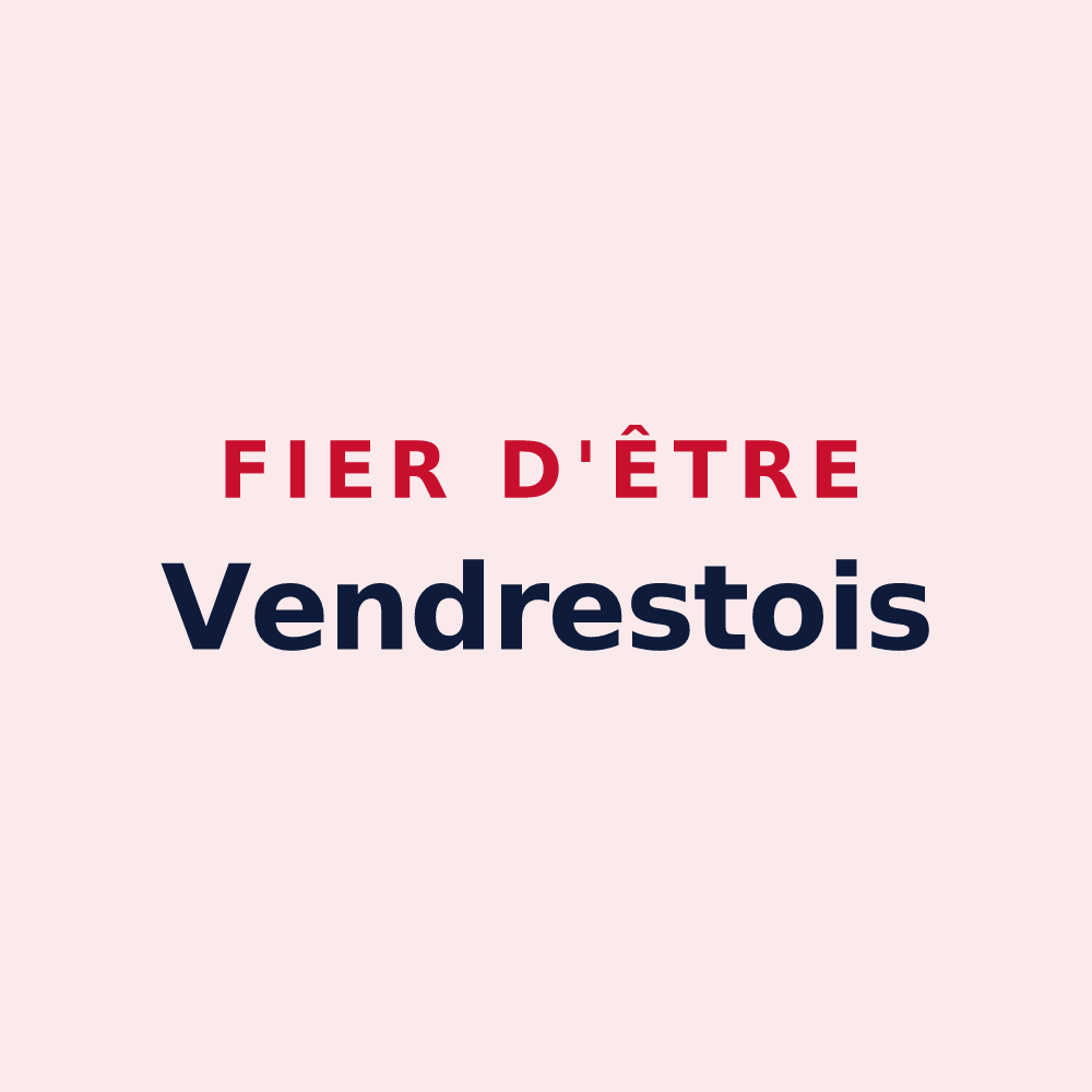 Magnet « Fier d'être Vendrestois » — design pour Vendrest