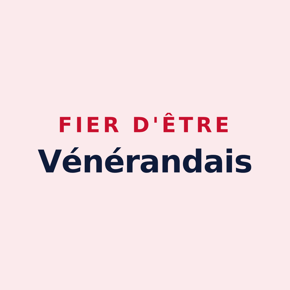 Magnet « Fier d'être Vénérandais » — design pour Vénérand