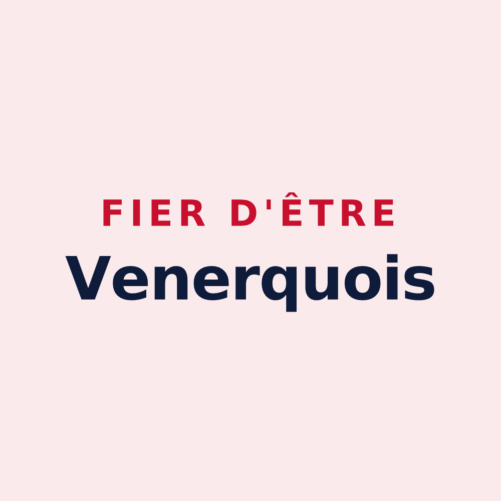Magnet « Fier d'être Venerquois » — design pour Venerque
