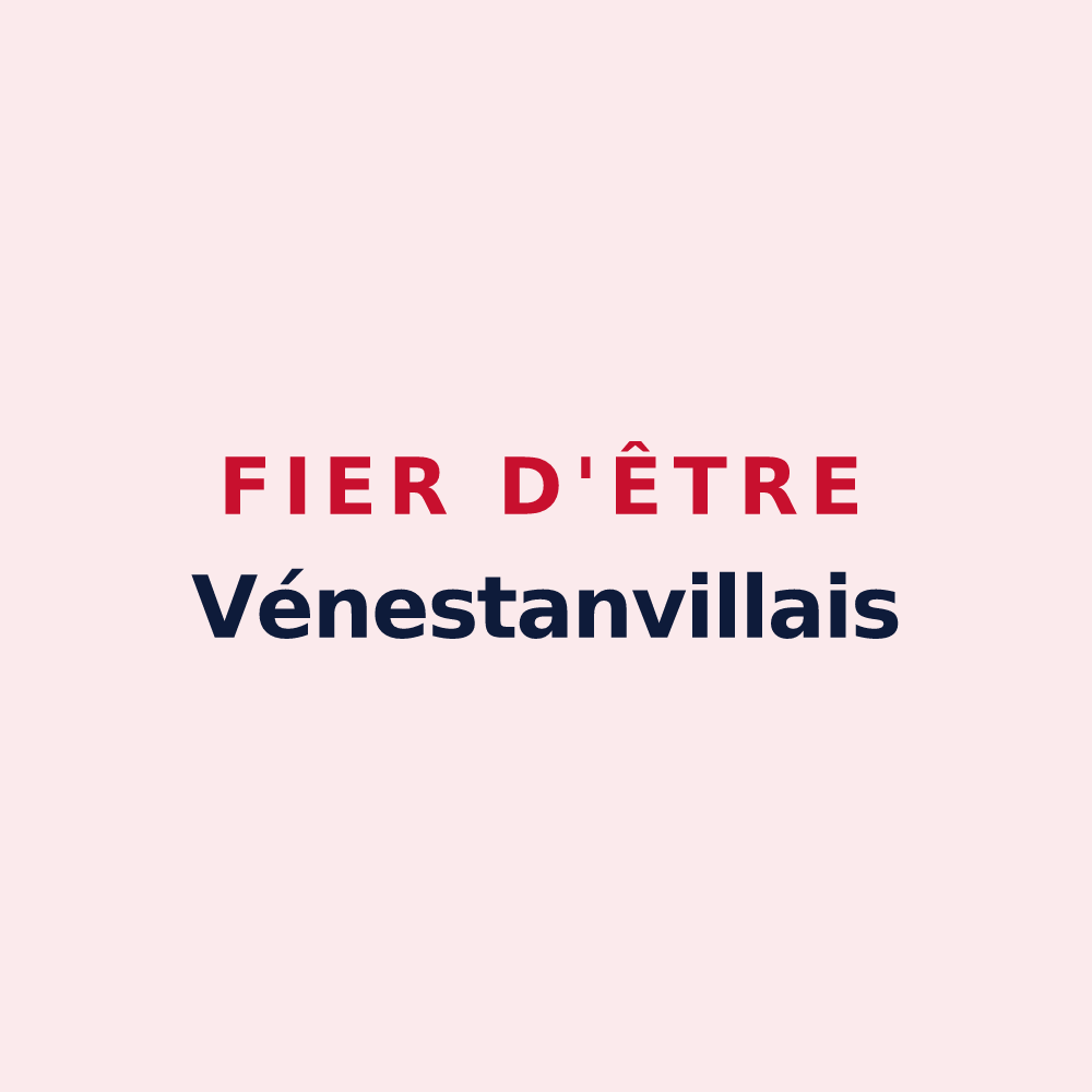 Magnet « Fier d'être Vénestanvillais » — design pour Vénestanville