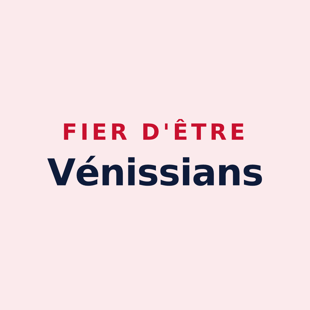 Magnet « Fier d'être Vénissians » — design pour Vénissieux