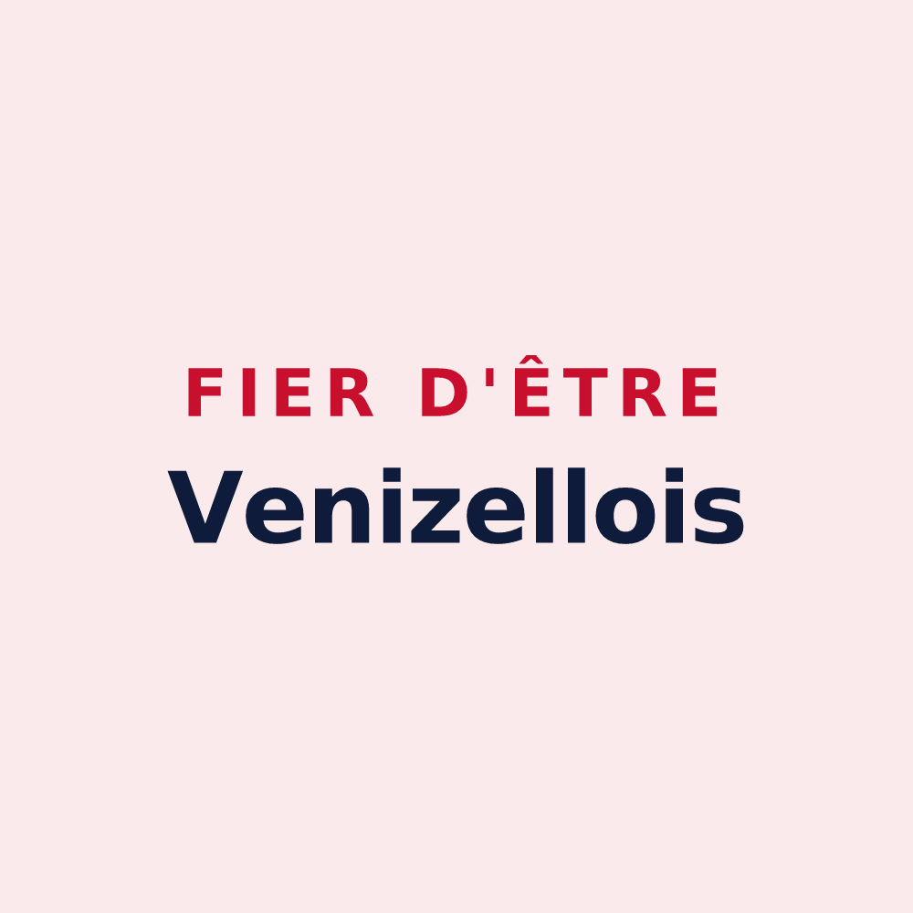 Magnet « Fier d'être Venizellois » — design pour Venizel