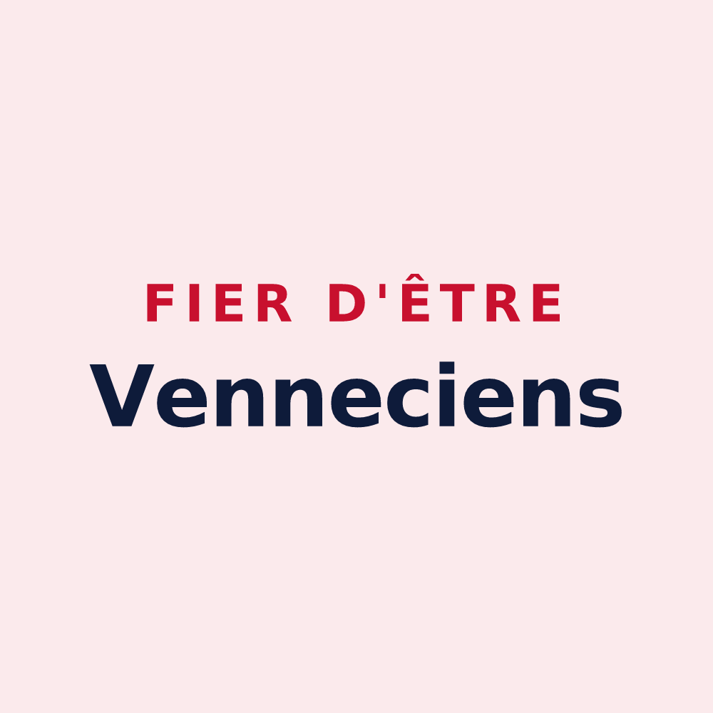 Magnet « Fier d'être Venneciens » — design pour Vennecy