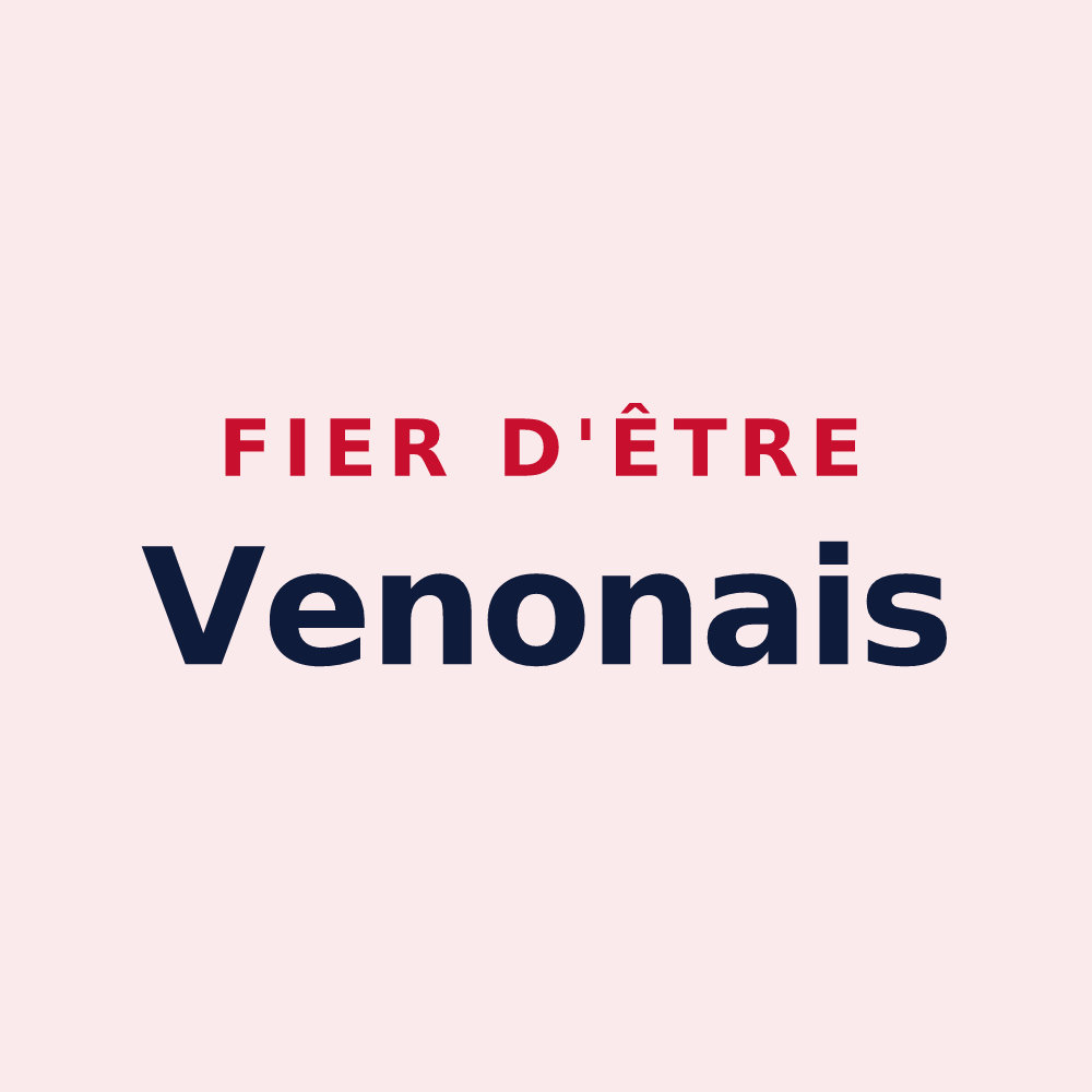 Magnet « Fier d'être Venonais » — design pour Venon