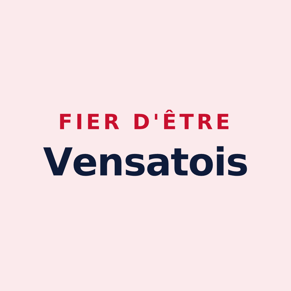 Magnet « Fier d'être Vensatois » — design pour Vensat