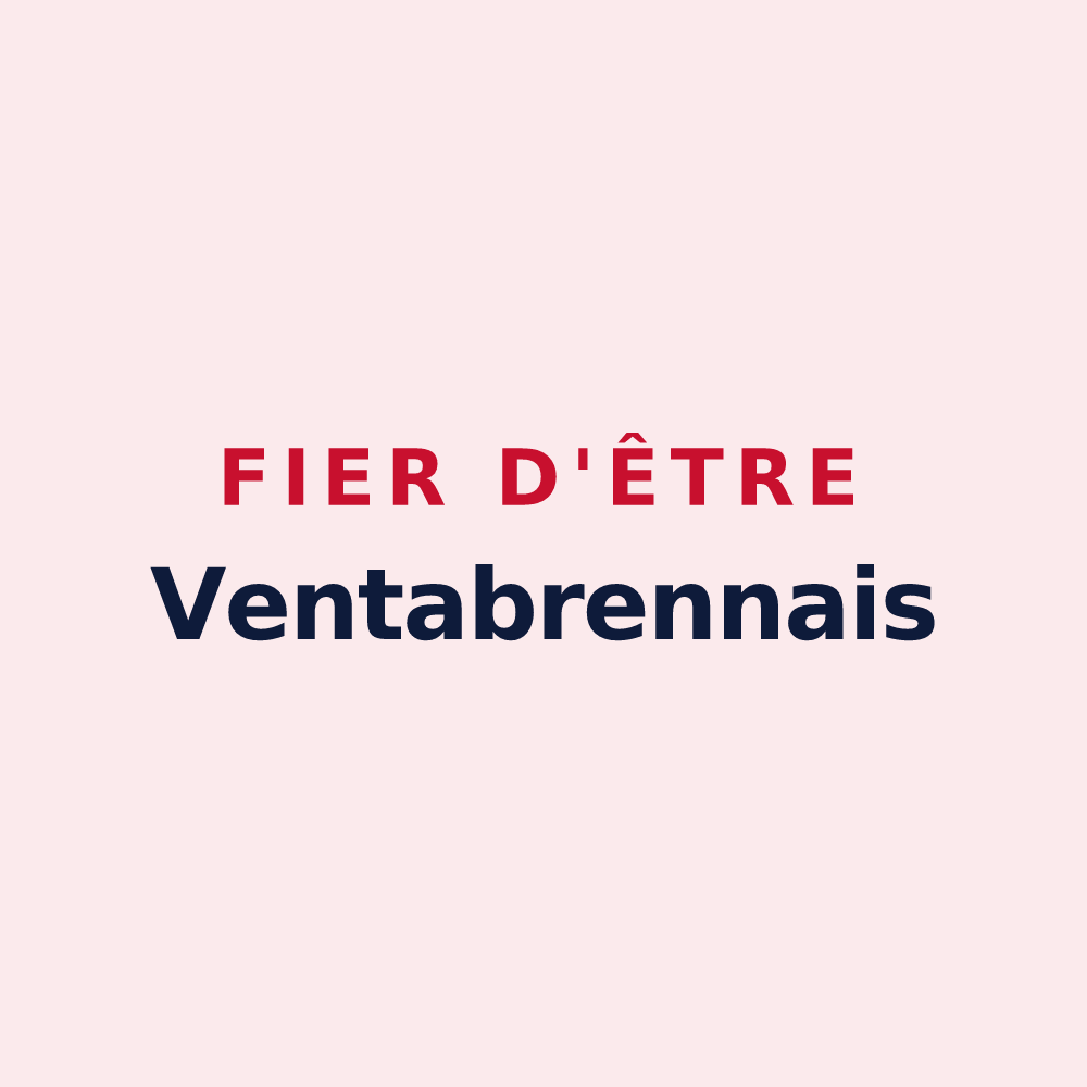 Magnet « Fier d'être Ventabrennais » — design pour Ventabren