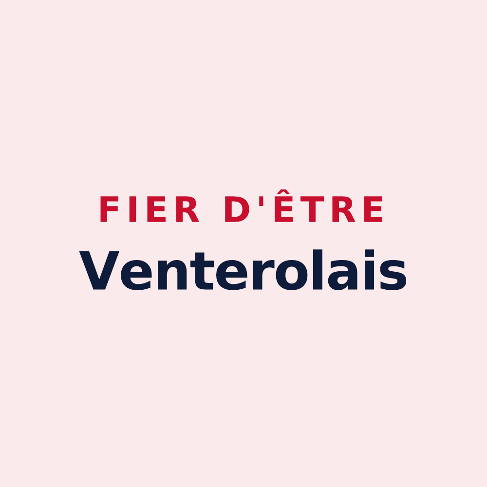 Magnet « Fier d'être Venterolais » — design pour Venterol