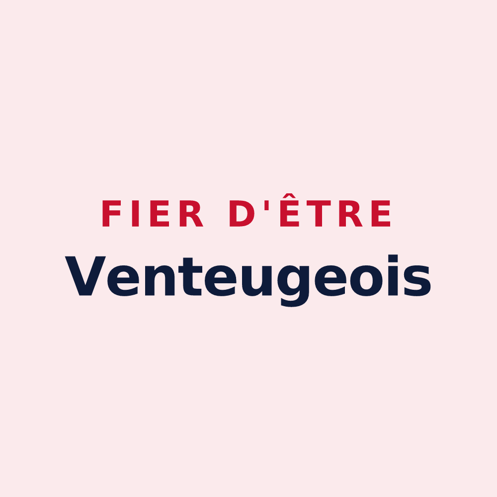 Magnet « Fier d'être Venteugeois » — design pour Venteuges