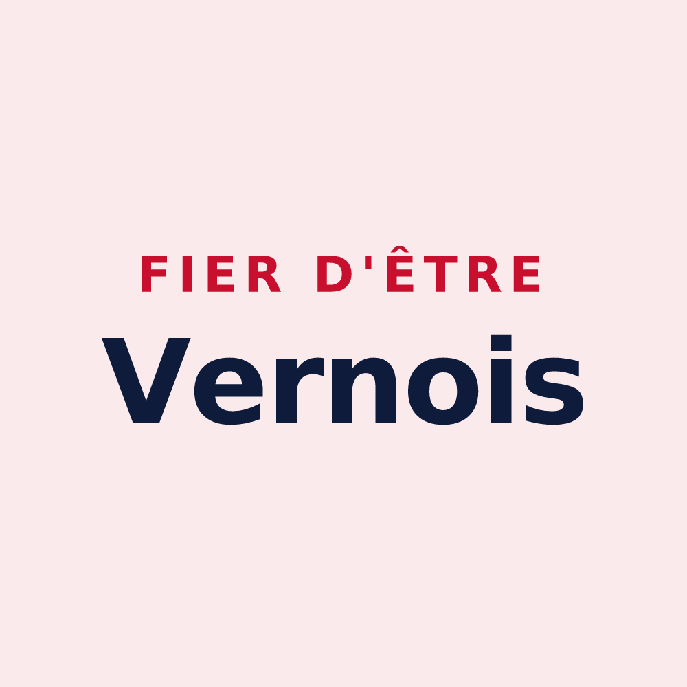 Magnet « Fier d'être Vernois » — design pour Ver-lès-Chartres