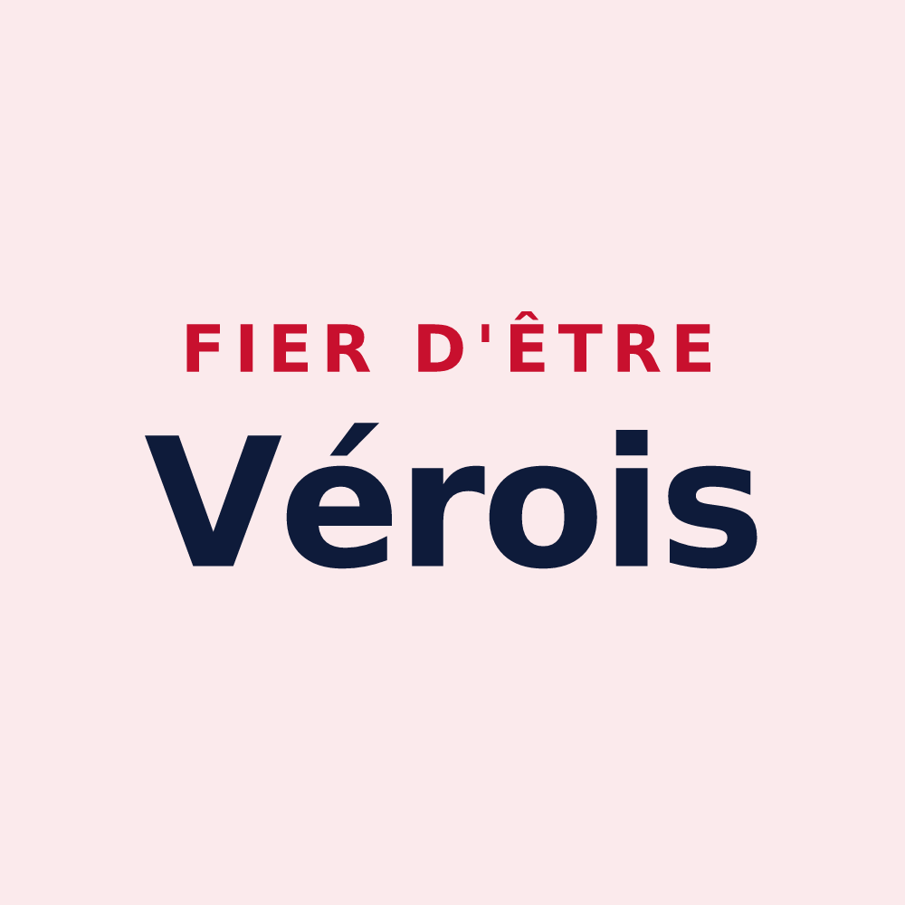 Magnet « Fier d'être Vérois » — design pour Ver-sur-Mer