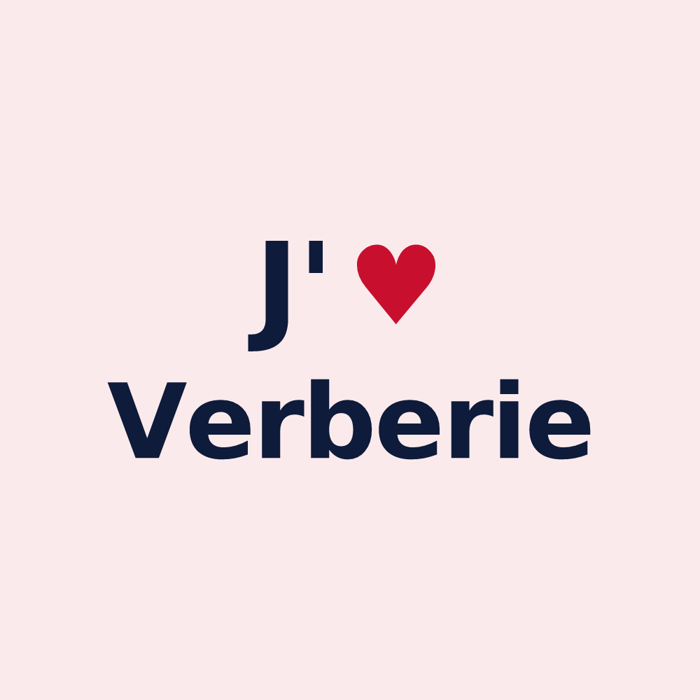 Magnet personnalisé Verberie — design J'aime Verberie