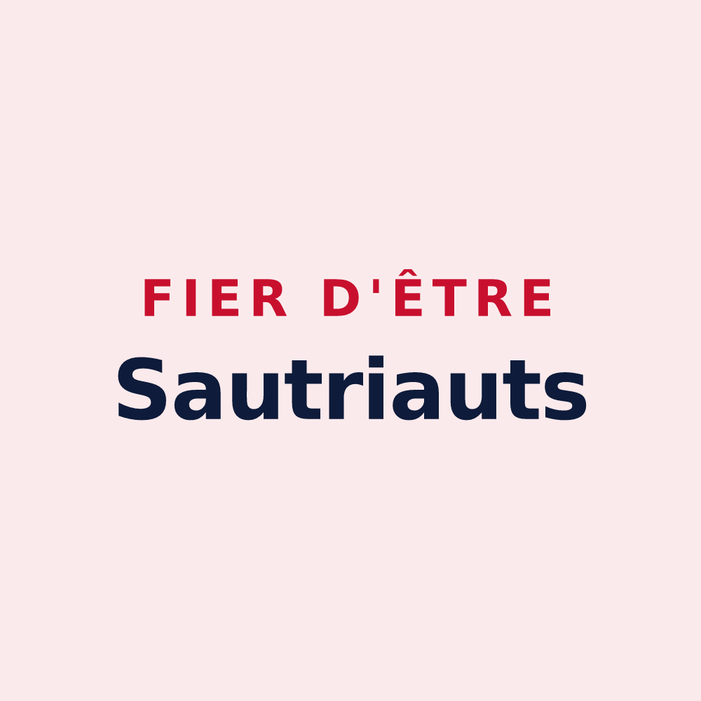 Magnet « Fier d'être Sautriauts » — design pour Verberie