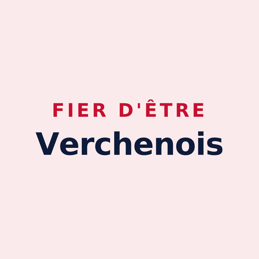 Magnet « Fier d'être Verchenois » — design pour Vercheny