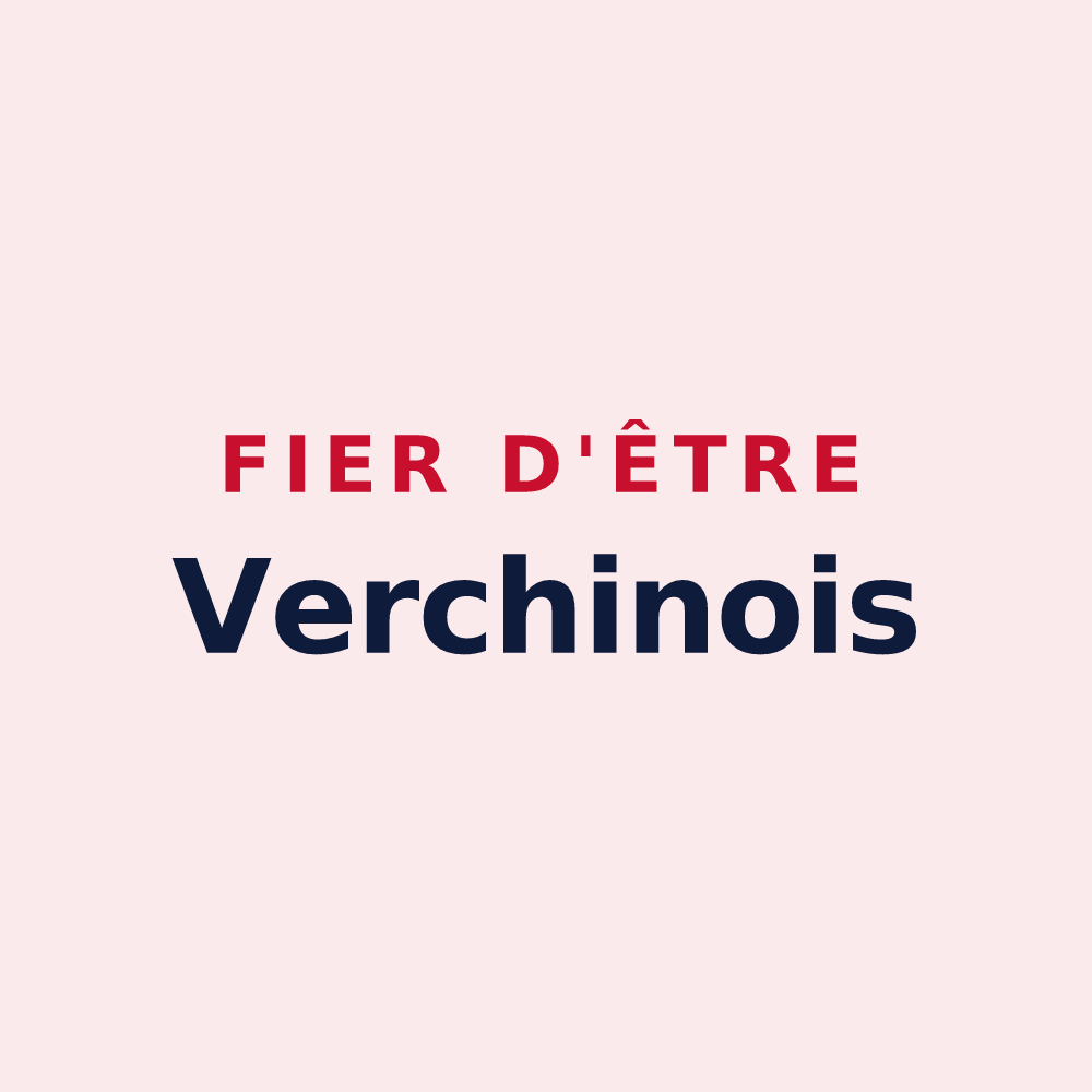 Magnet « Fier d'être Verchinois » — design pour Verchin