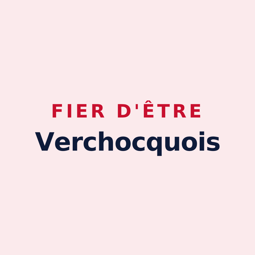 Magnet « Fier d'être Verchocquois » — design pour Verchocq