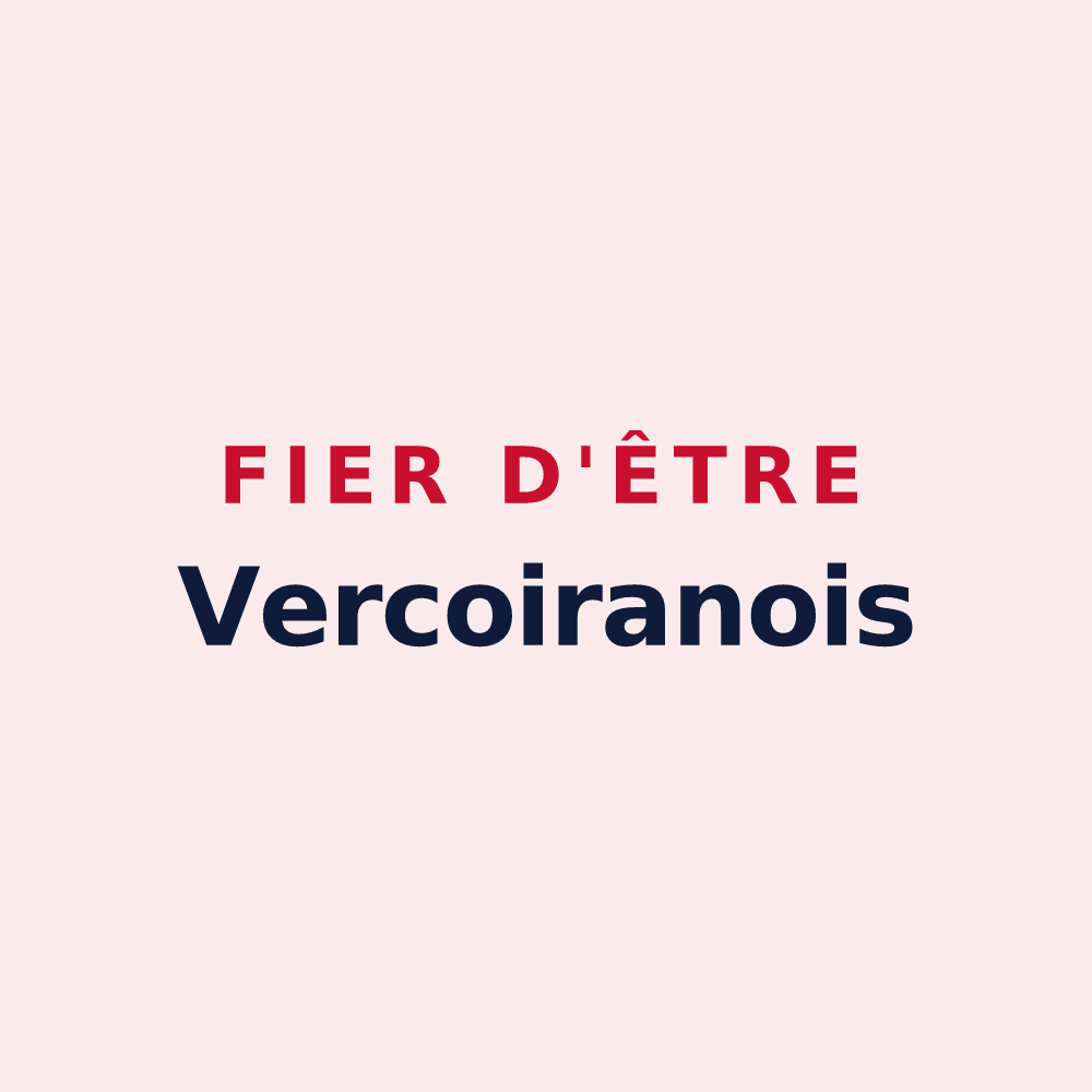 Magnet « Fier d'être Vercoiranois » — design pour Vercoiran