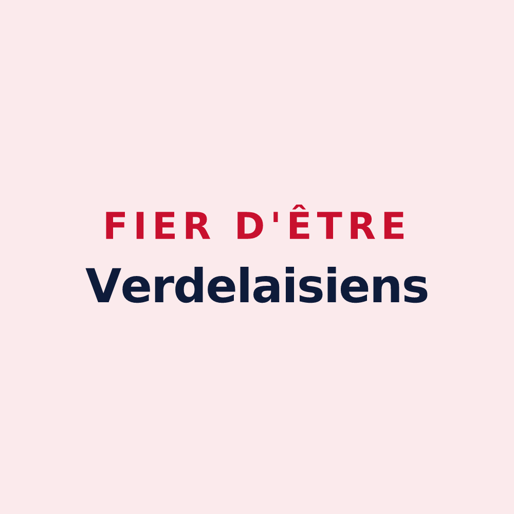 Magnet « Fier d'être Verdelaisiens » — design pour Verdelais