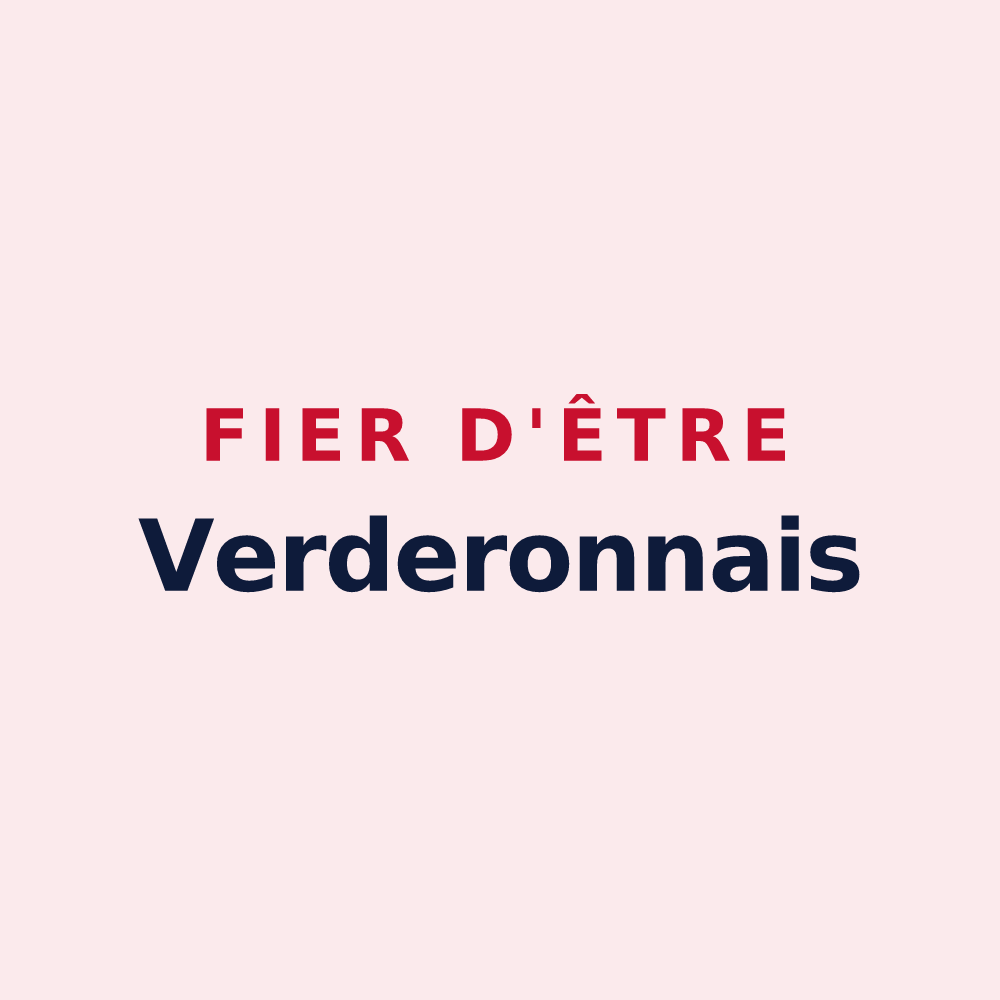 Magnet « Fier d'être Verderonnais » — design pour Verderonne