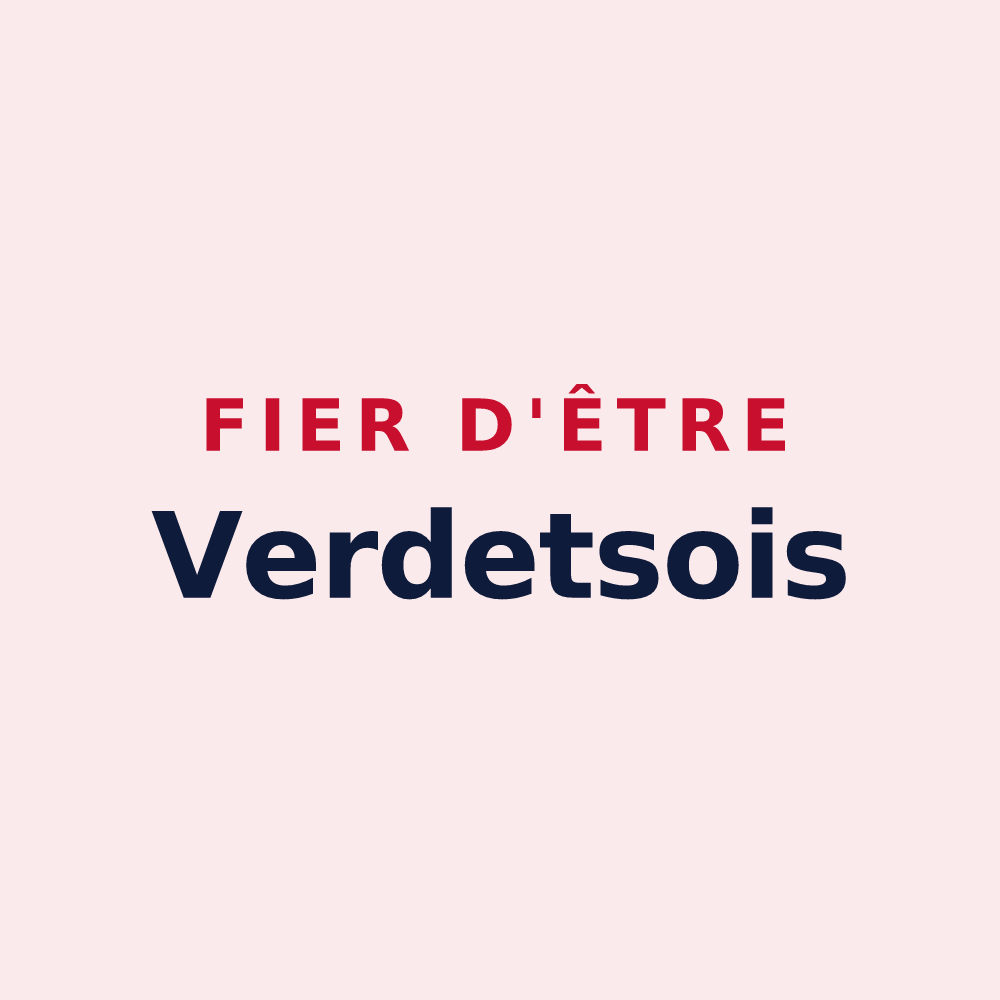 Magnet « Fier d'être Verdetsois » — design pour Verdets