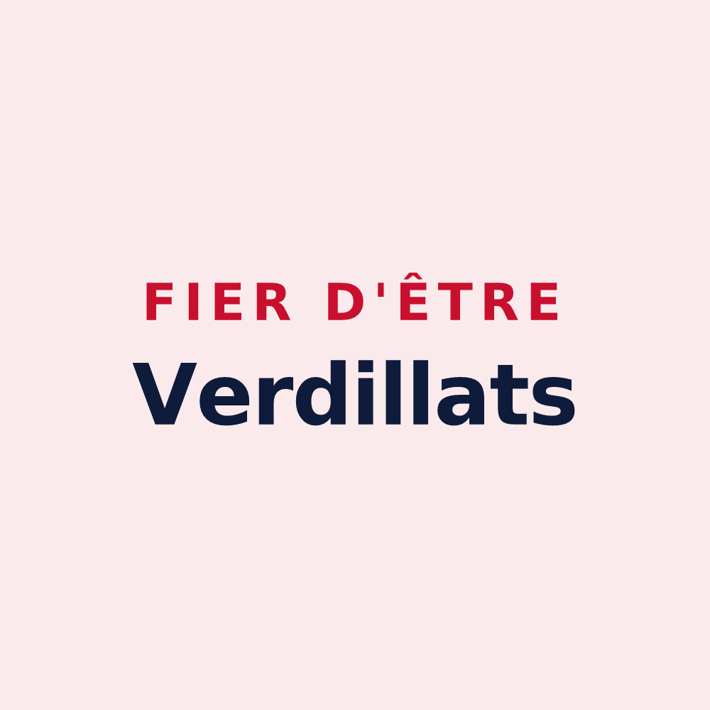 Magnet « Fier d'être Verdillats » — design pour Verdilly