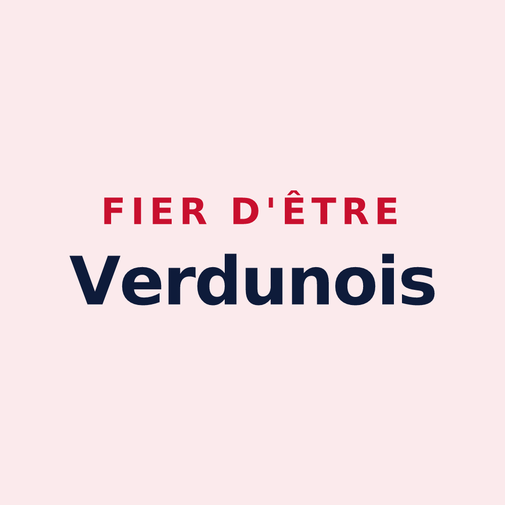 Magnet « Fier d'être Verdunois » — design pour Verdun