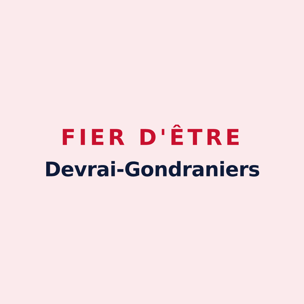 Magnet « Fier d'être Devrai-Gondraniers » — design pour Verel-Pragondran