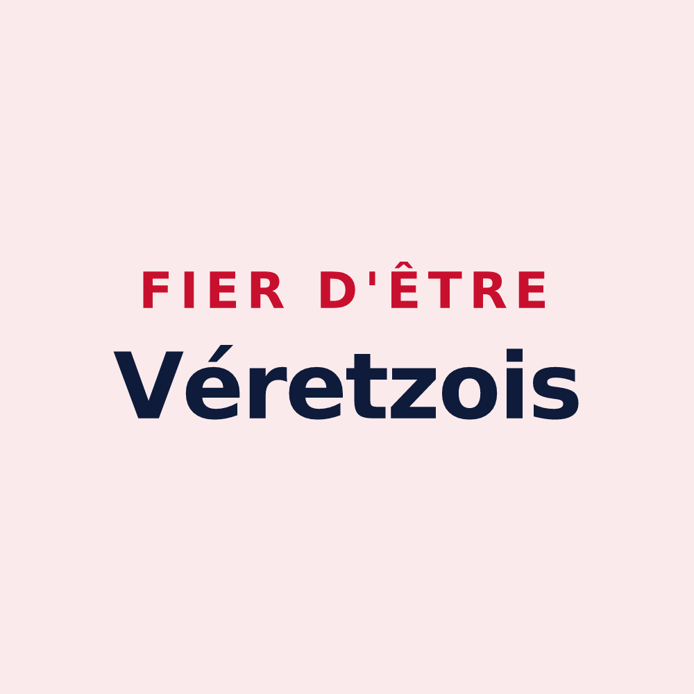 Magnet « Fier d'être Véretzois » — design pour Véretz