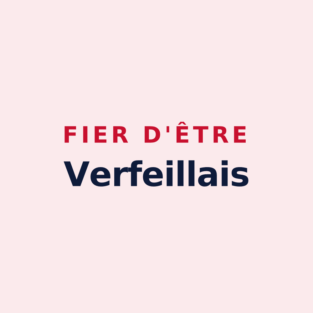 Magnet « Fier d'être Verfeillais » — design pour Verfeil