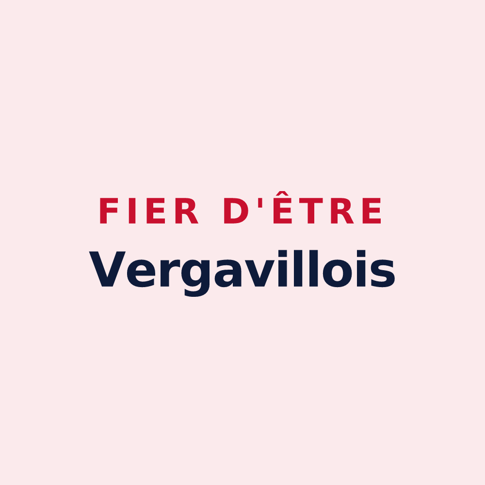 Magnet « Fier d'être Vergavillois » — design pour Vergaville