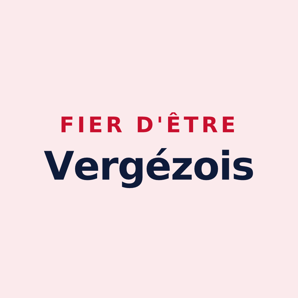 Magnet « Fier d'être Vergézois » — design pour Vergèze
