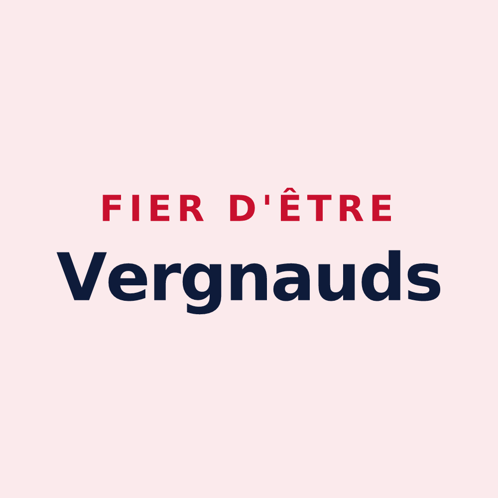 Magnet « Fier d'être Vergnauds » — design pour Vergné